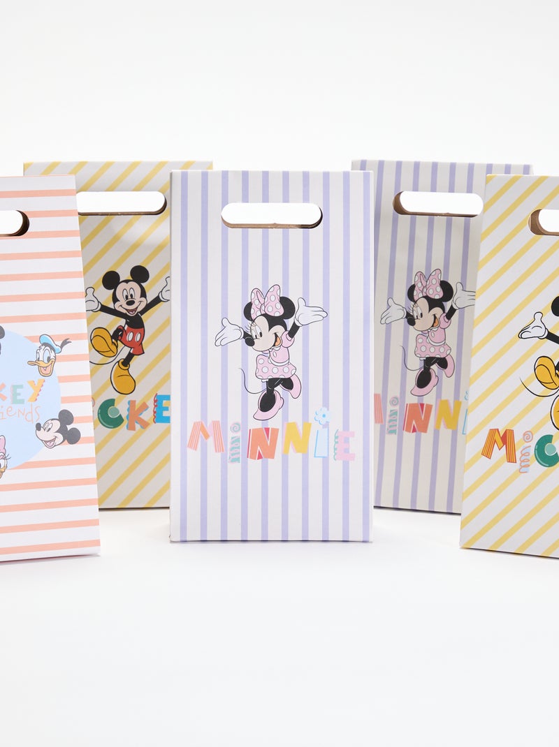 Lot de 5 petits sacs d'emballage cadeau Violet - Kiabi