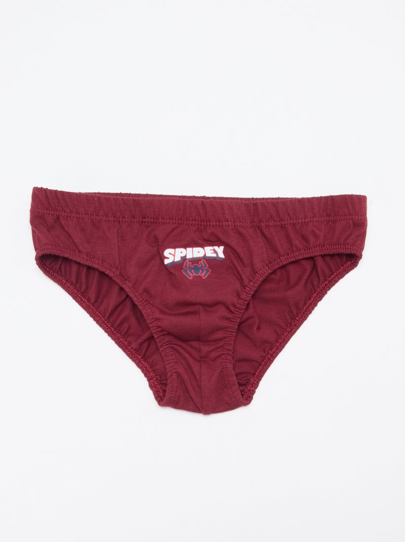 Lot de 5 slips 'Spidey' Bleu - Kiabi