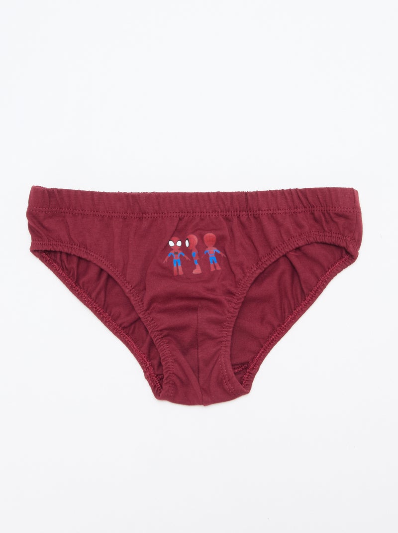 Lot de 5 slips 'Spidey' Bleu - Kiabi