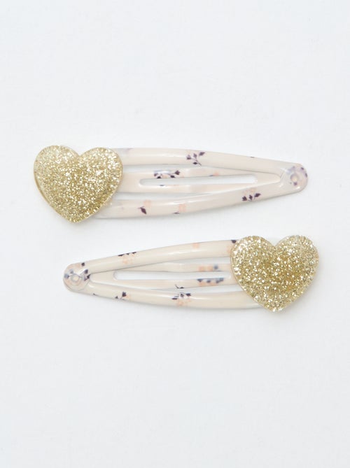 Lot de 6 pinces clic clac - Kiabi