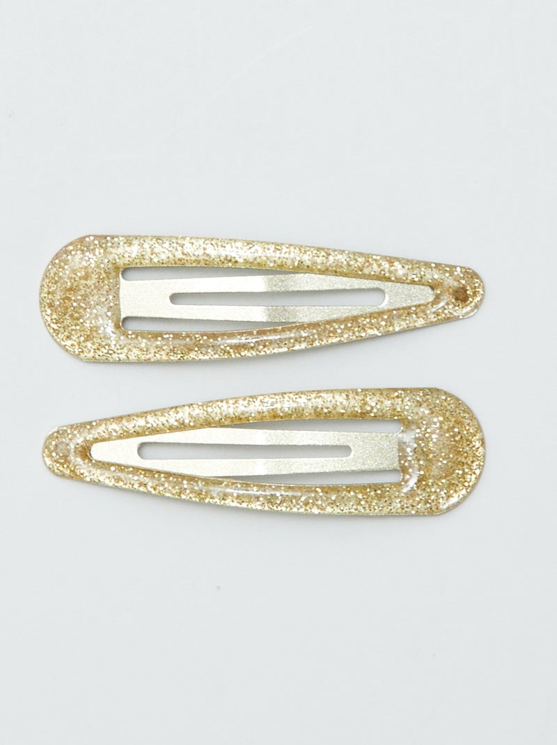 Lot de 6 pinces clic clac Rose - Kiabi