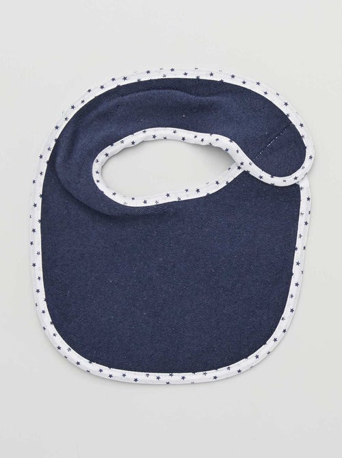 Lot de 7 bavoirs éponge à scratch - Kiabi