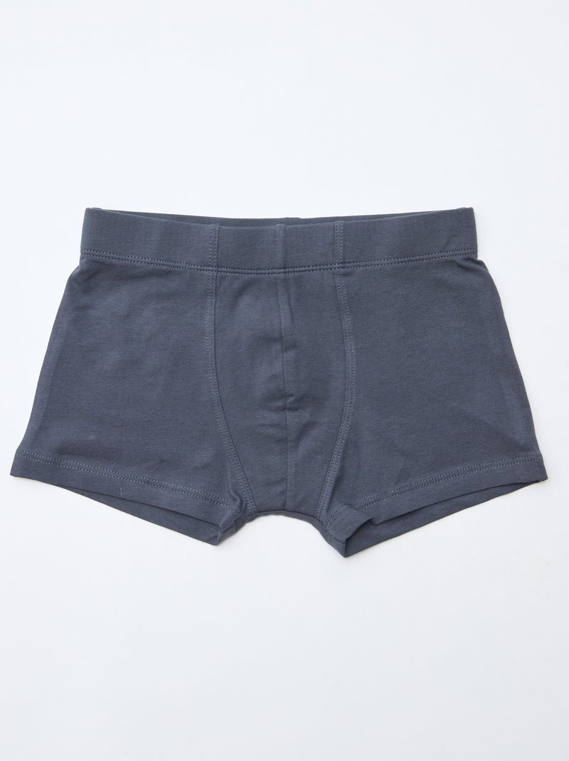 Lot de 7 boxers en coton Marron - Kiabi