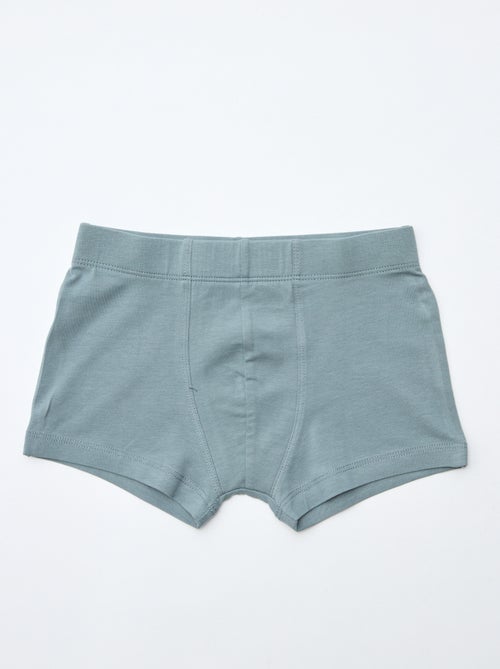 Lot de 7 boxers en coton - Kiabi