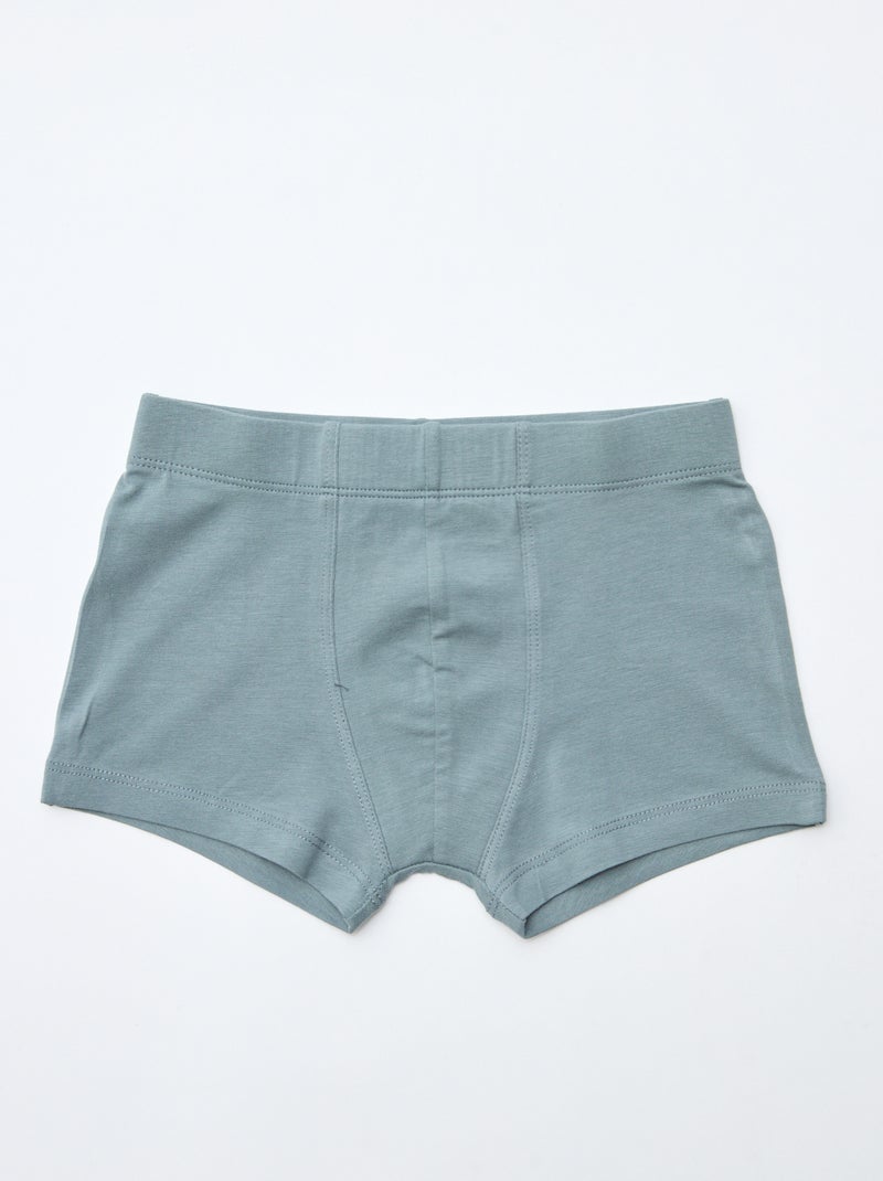 Lot de 7 boxers en coton Marron - Kiabi