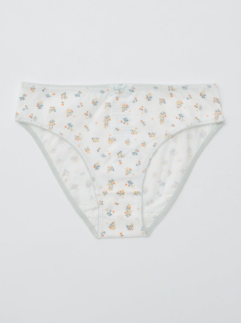 Lot de 7 culottes Jaune - Kiabi