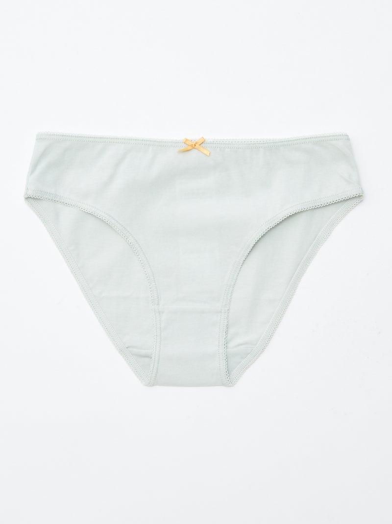 Lot de 7 culottes Jaune - Kiabi