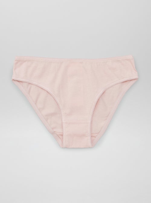 Lot de 7 culottes unies - Kiabi