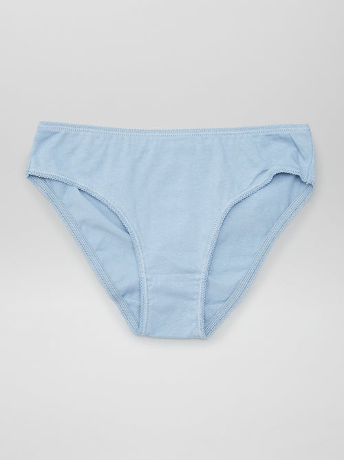 Lot de 7 culottes unies - Kiabi