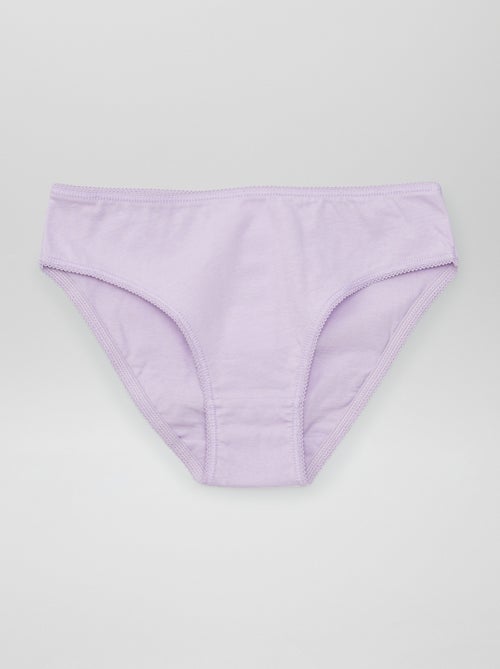 Lot de 7 culottes unies - Kiabi