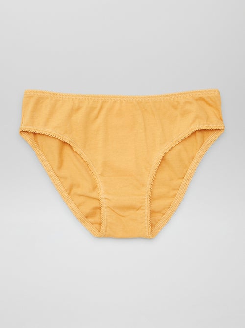 Lot de 7 culottes unies - Kiabi