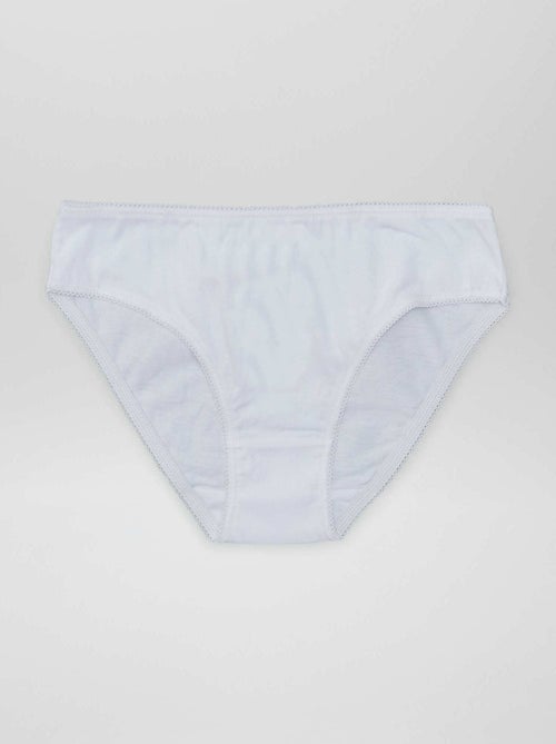 Lot de 7 culottes unies - Kiabi