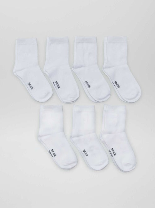 Lot de 7 paires de chaussettes - Kiabi