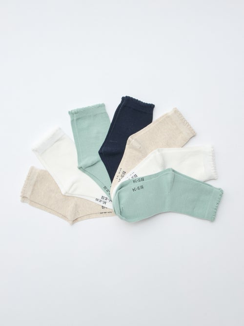 Lot de 7 paires de chaussettes - Kiabi