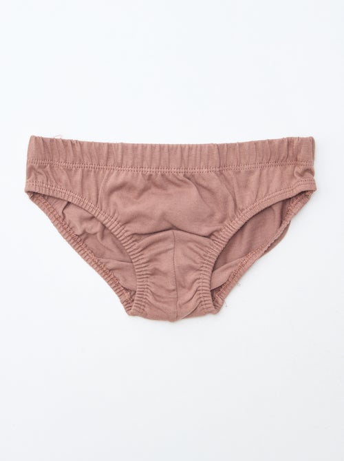 Lot de 7 slips à imprimés - Kiabi