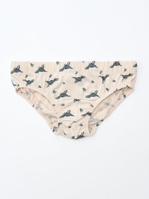 Lot de 7 slips à imprimés - Kiabi