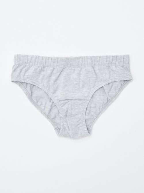 Lot de 7 slips à imprimés - Kiabi