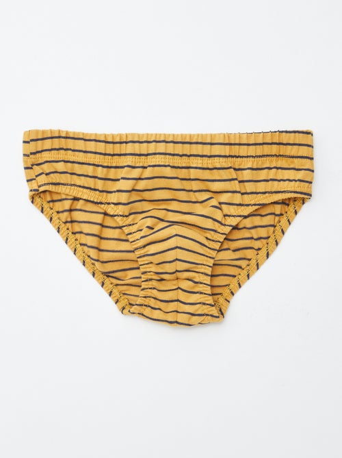 Lot de 7 slips à imprimés - Kiabi