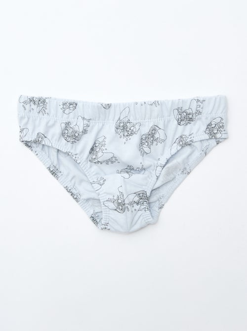 Lot de 7 slips à imprimés - Kiabi