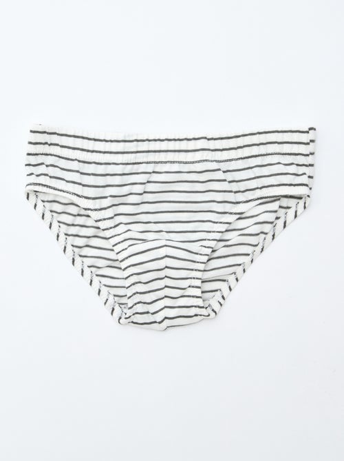 Lot de 7 slips à imprimés - Kiabi