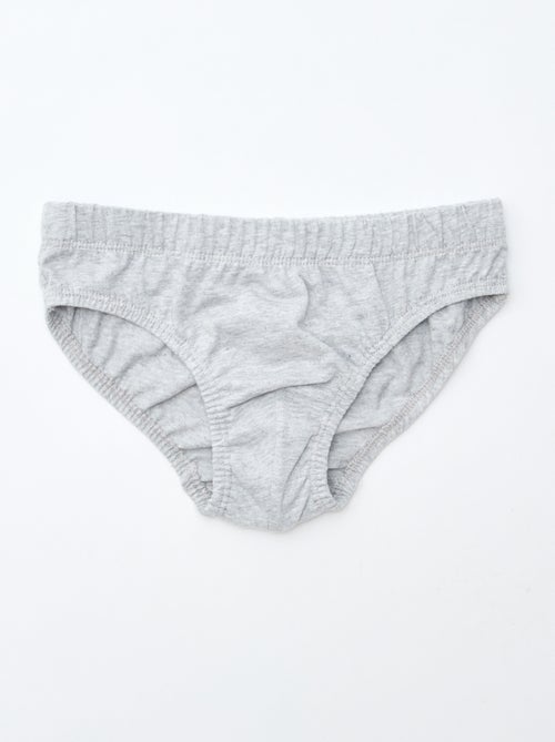 Lot de 7 slips à imprimés - Kiabi