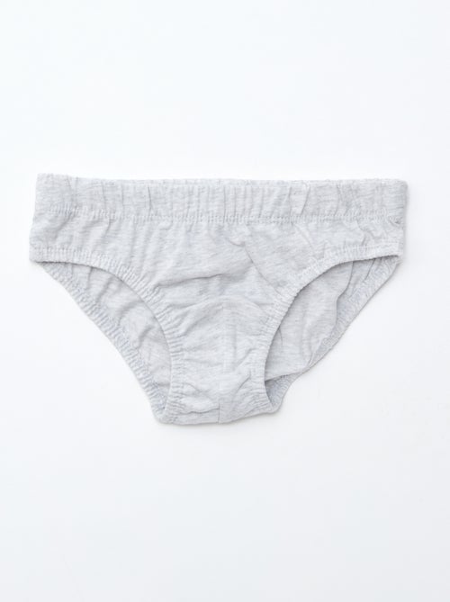 Lot de 7 slips à imprimés - Kiabi