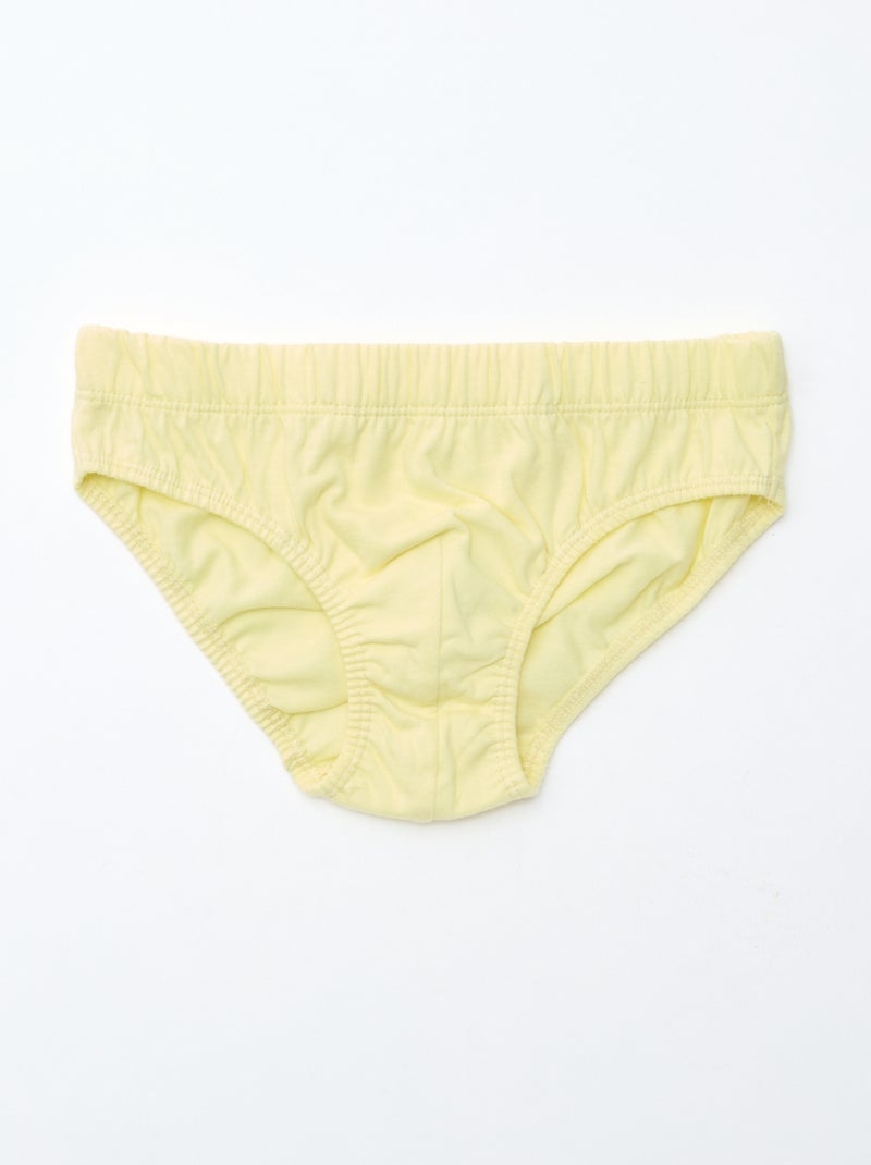 Lot de 7 slips à imprimés Gris - Kiabi