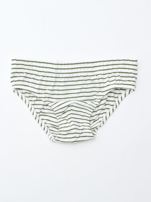 Lot de 7 slips à imprimés - Kiabi