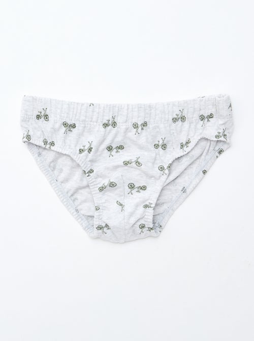 Lot de 7 slips à imprimés - Kiabi