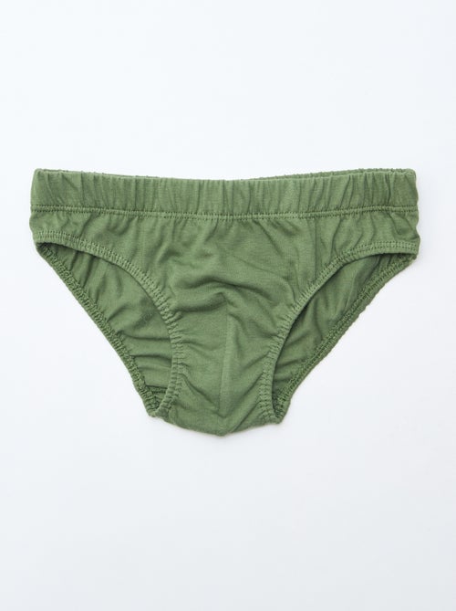 Lot de 7 slips à imprimés - Kiabi