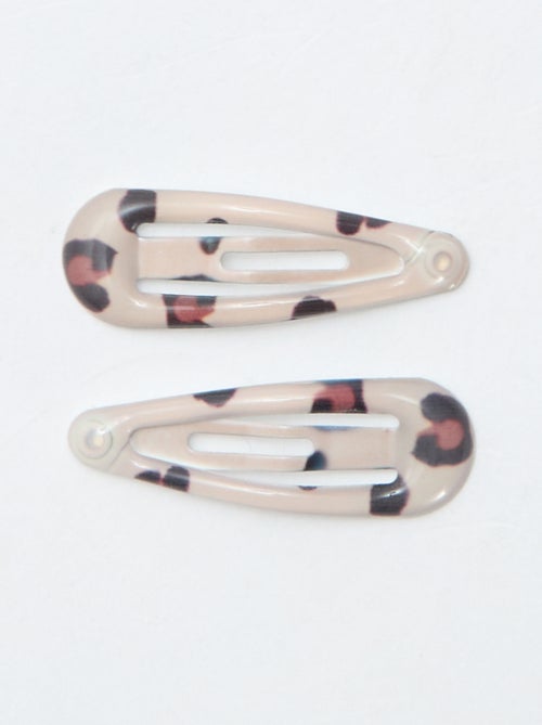 Lot de 8 mini pinces clic clac - Kiabi