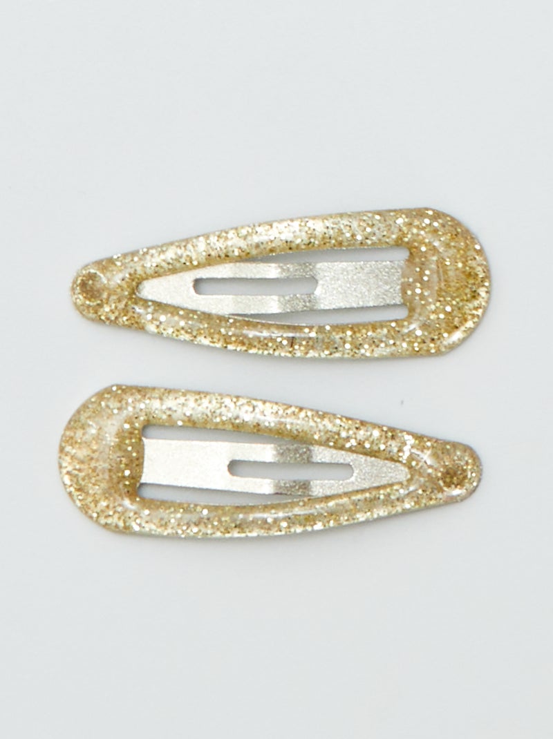 Lot de 8 mini pinces clic clac Rose - Kiabi