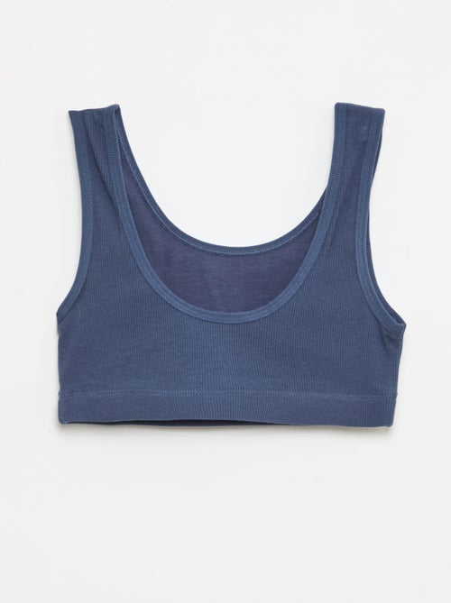 Lot de brassière en maille côtelée - Kiabi