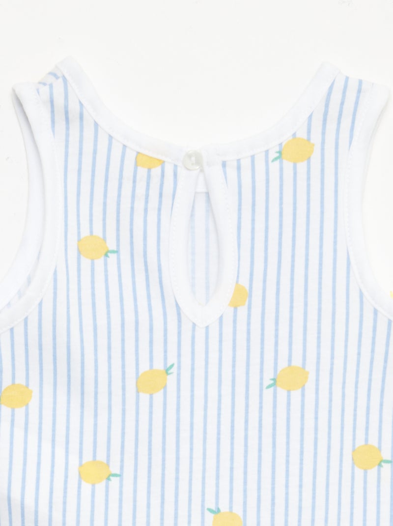 Lot de débardeurs - 2 pièces Bleu - Kiabi