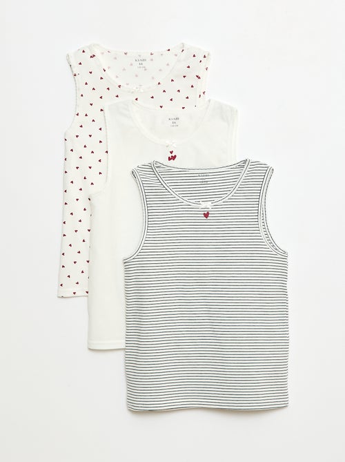 Lot de débardeurs à bretelles larges - Kiabi