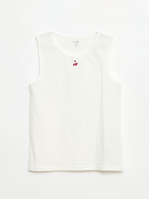 Lot de débardeurs à bretelles larges - Kiabi