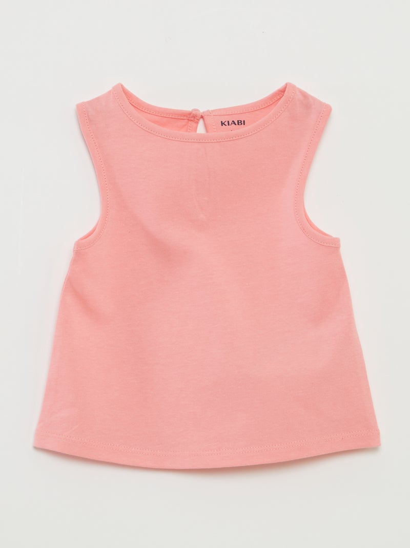 Lot de débardeurs à bretelles larges BLANC - Kiabi