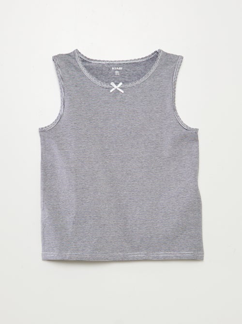 Lot de débardeurs à bretelles larges - Kiabi