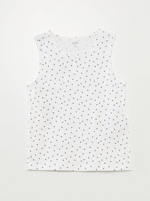 Lot de débardeurs à bretelles larges - Kiabi