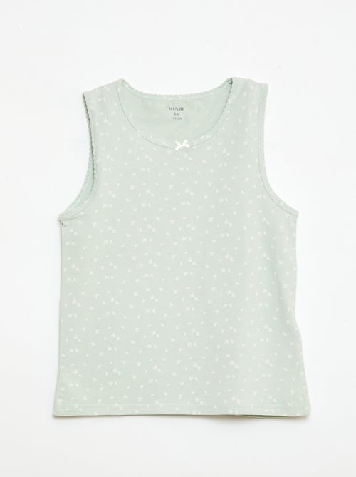 Lot de débardeurs à bretelles larges - Kiabi