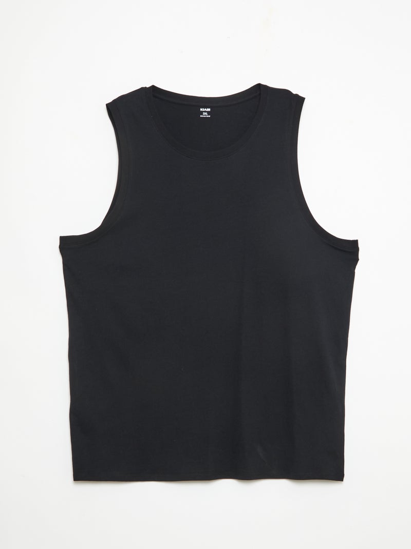 Lot de débardeurs en maille jersey Gris - Kiabi