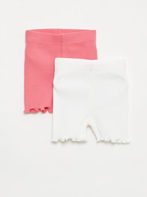 Lot de leggings côtelés - 2 pièces - Kiabi