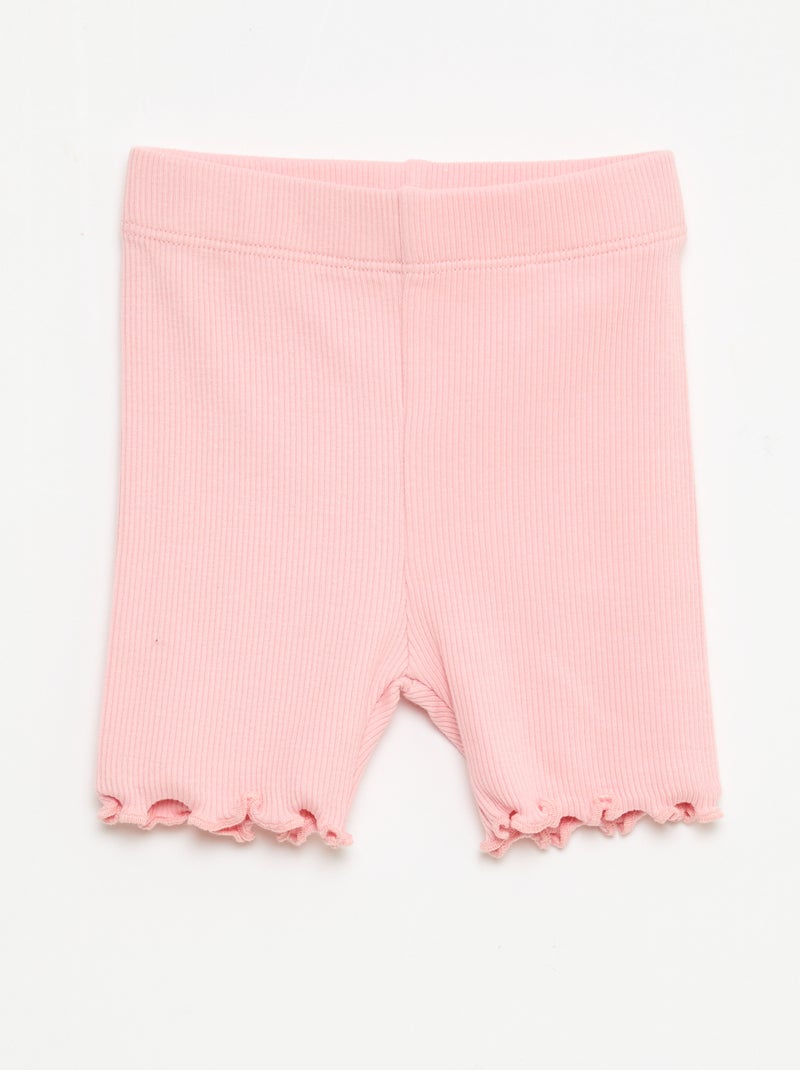 Lot de leggings côtelés - 2 pièces Bleu - Kiabi