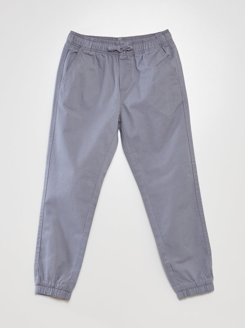 Lot de pantalons jogger - 2 pièces Bleu/gris - Kiabi