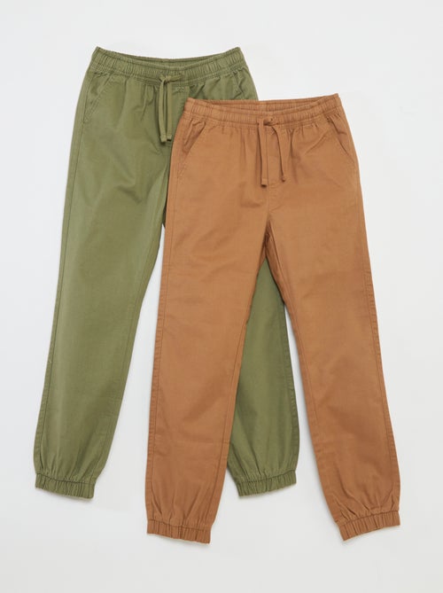 Lot de pantalons jogger - 2 pièces - Kiabi