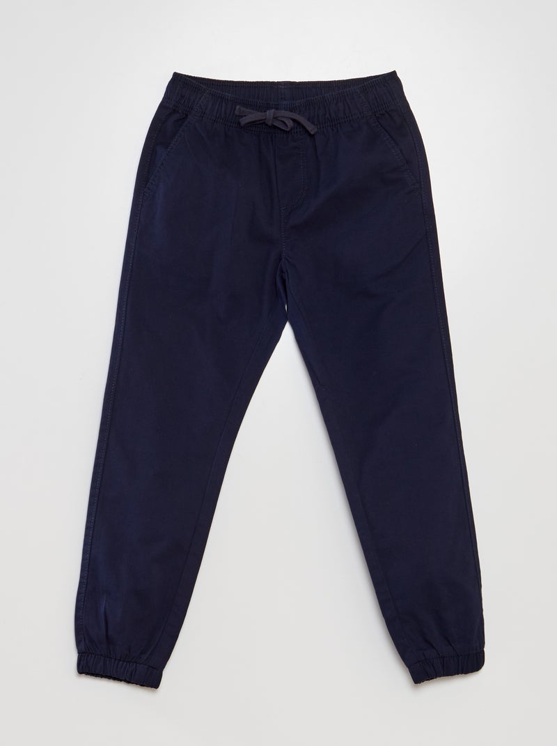 Lot de pantalons jogger - 2 pièces Marine/beige - Kiabi