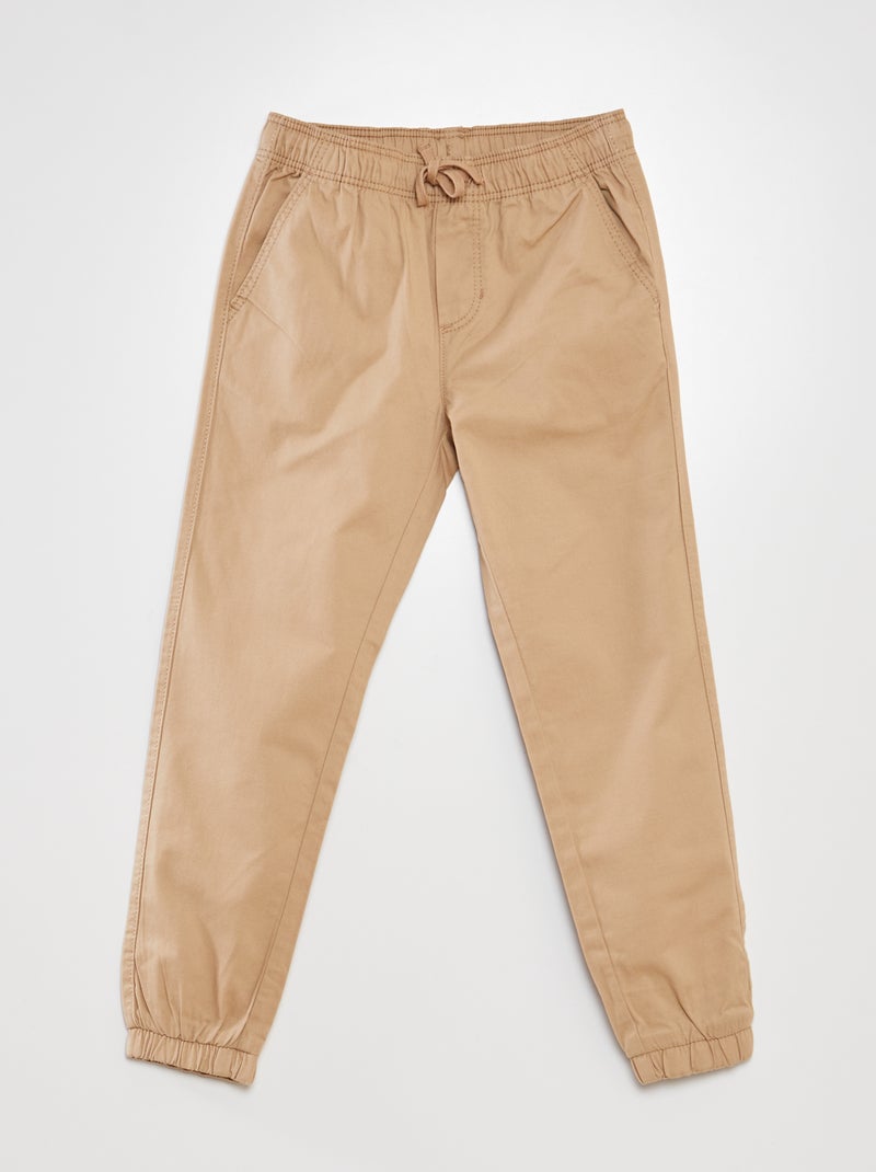 Lot de pantalons jogger - 2 pièces Marine/beige - Kiabi