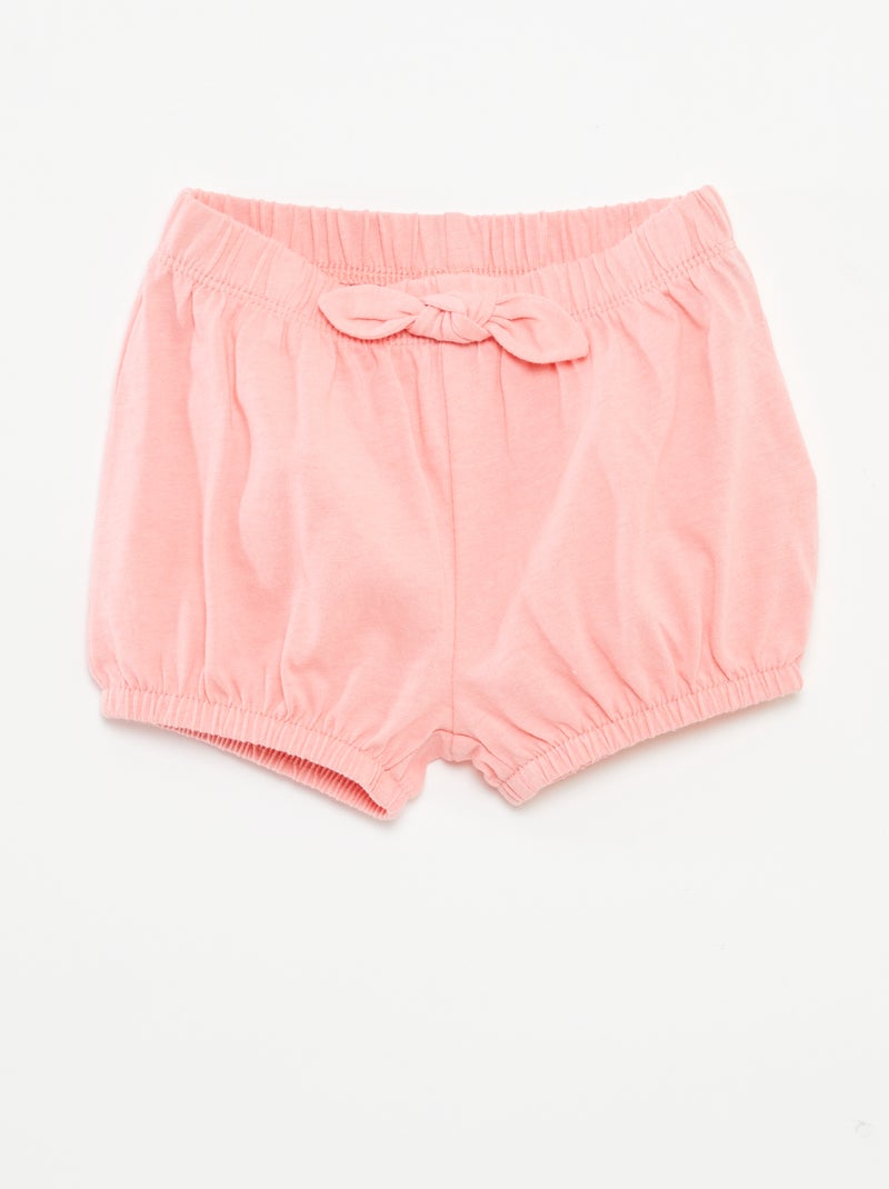 Lot de shorts avec nœuds - 2 pièces ROSE - Kiabi