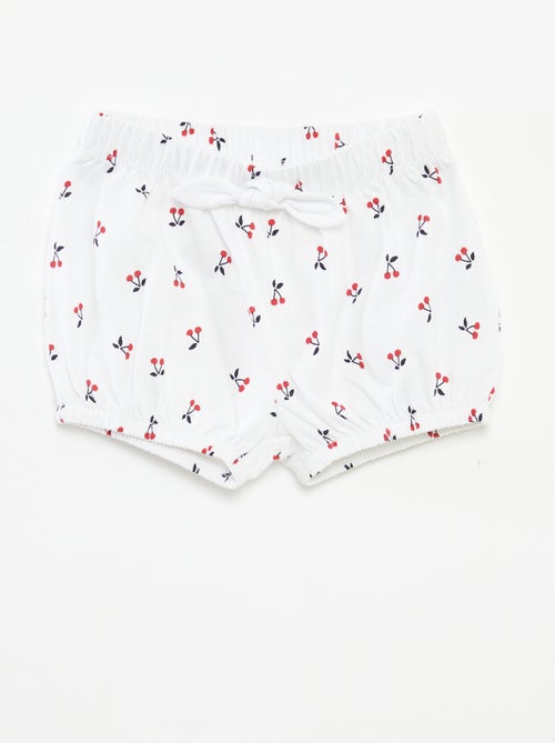 Lot de shorts avec nœuds - 2 pièces - Kiabi