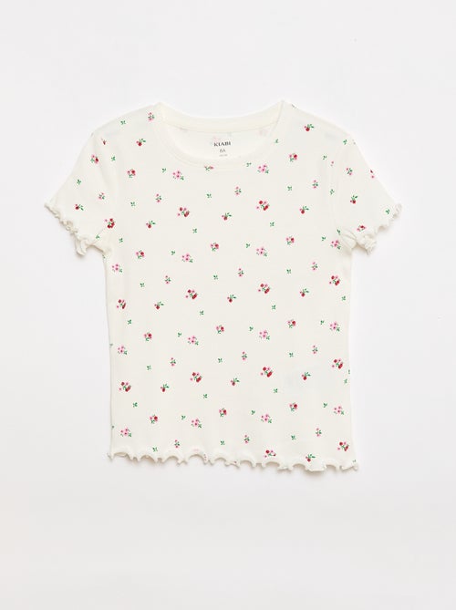 Lot de t-shirts côtelés - 2 pièces - Kiabi